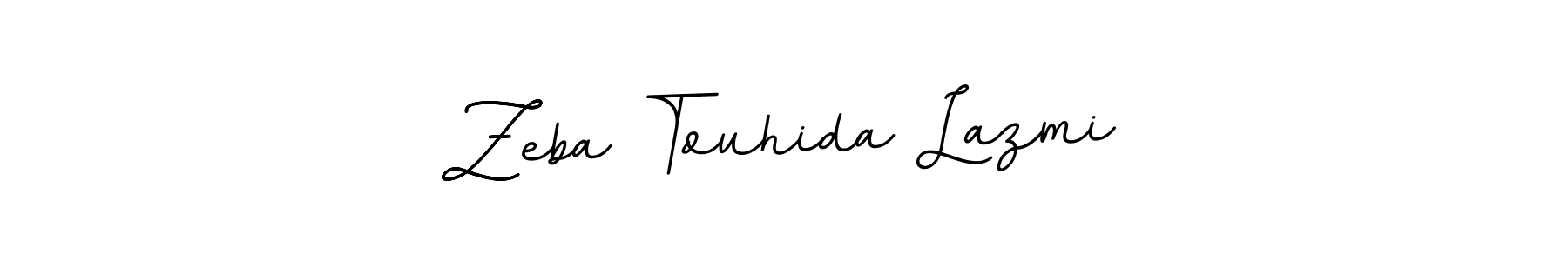 How to make Zeba Touhida Lazmi signature? BallpointsItalic-DORy9 is a professional autograph style. Create handwritten signature for Zeba Touhida Lazmi name. Zeba Touhida Lazmi signature style 11 images and pictures png