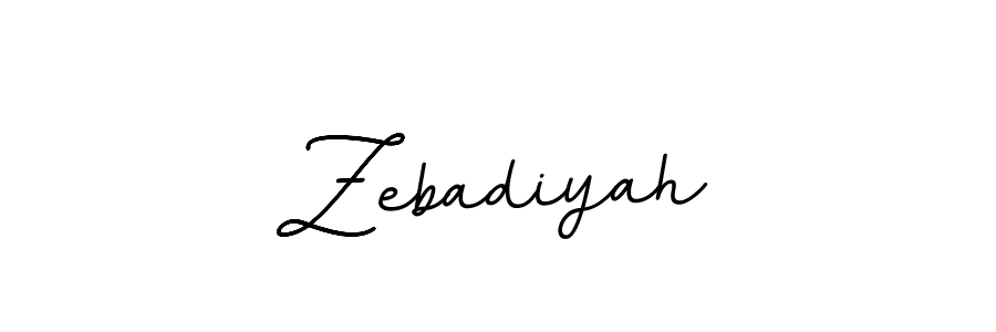 Also we have Zebadiyah name is the best signature style. Create professional handwritten signature collection using BallpointsItalic-DORy9 autograph style. Zebadiyah signature style 11 images and pictures png