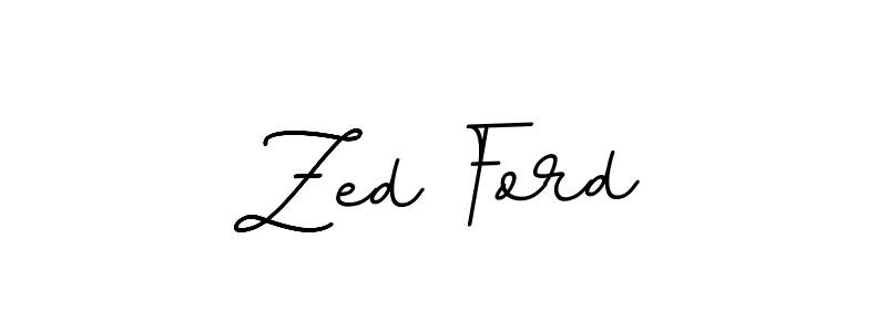 Make a beautiful signature design for name Zed Ford. With this signature (BallpointsItalic-DORy9) style, you can create a handwritten signature for free. Zed Ford signature style 11 images and pictures png