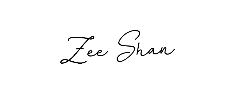 Create a beautiful signature design for name Zee Shan. With this signature (BallpointsItalic-DORy9) fonts, you can make a handwritten signature for free. Zee Shan signature style 11 images and pictures png