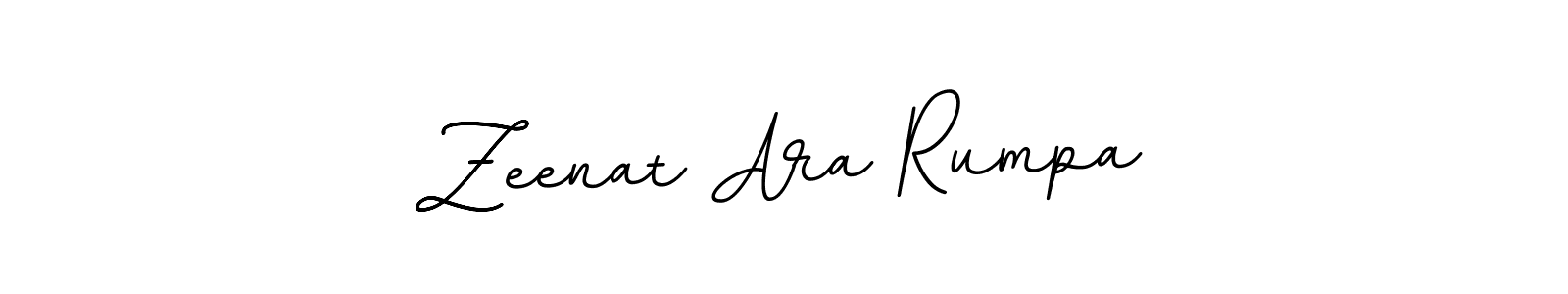 Design your own signature with our free online signature maker. With this signature software, you can create a handwritten (BallpointsItalic-DORy9) signature for name Zeenat Ara Rumpa. Zeenat Ara Rumpa signature style 11 images and pictures png