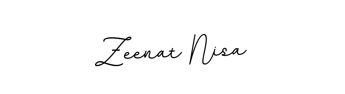 Use a signature maker to create a handwritten signature online. With this signature software, you can design (BallpointsItalic-DORy9) your own signature for name Zeenat Nisa. Zeenat Nisa signature style 11 images and pictures png