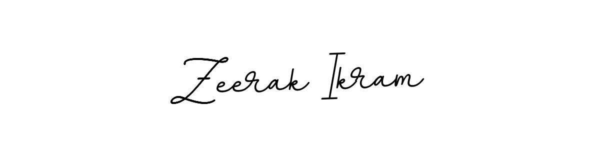 Design your own signature with our free online signature maker. With this signature software, you can create a handwritten (BallpointsItalic-DORy9) signature for name Zeerak Ikram. Zeerak Ikram signature style 11 images and pictures png