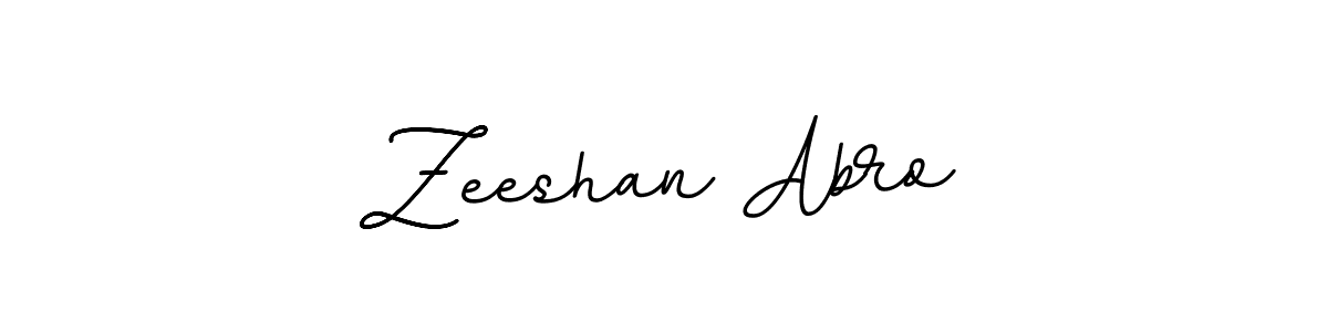 Use a signature maker to create a handwritten signature online. With this signature software, you can design (BallpointsItalic-DORy9) your own signature for name Zeeshan Abro. Zeeshan Abro signature style 11 images and pictures png