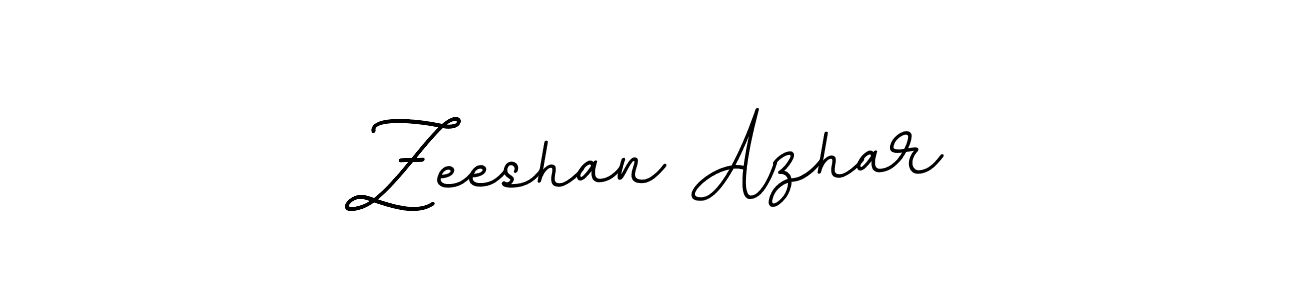 How to make Zeeshan Azhar name signature. Use BallpointsItalic-DORy9 style for creating short signs online. This is the latest handwritten sign. Zeeshan Azhar signature style 11 images and pictures png