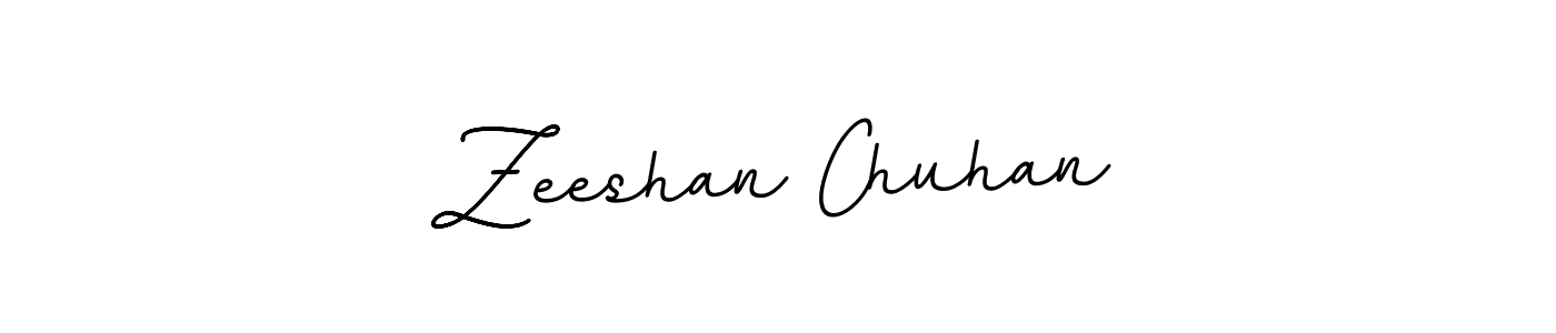 Design your own signature with our free online signature maker. With this signature software, you can create a handwritten (BallpointsItalic-DORy9) signature for name Zeeshan Chuhan. Zeeshan Chuhan signature style 11 images and pictures png