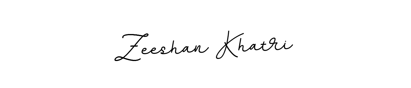 How to make Zeeshan Khatri name signature. Use BallpointsItalic-DORy9 style for creating short signs online. This is the latest handwritten sign. Zeeshan Khatri signature style 11 images and pictures png
