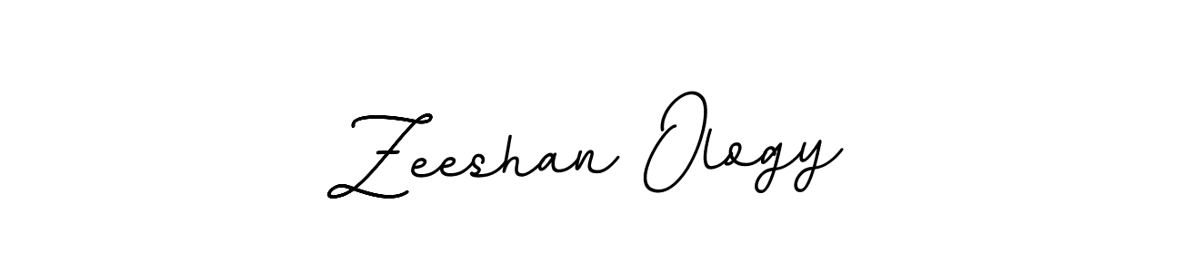 How to make Zeeshan Ology name signature. Use BallpointsItalic-DORy9 style for creating short signs online. This is the latest handwritten sign. Zeeshan Ology signature style 11 images and pictures png