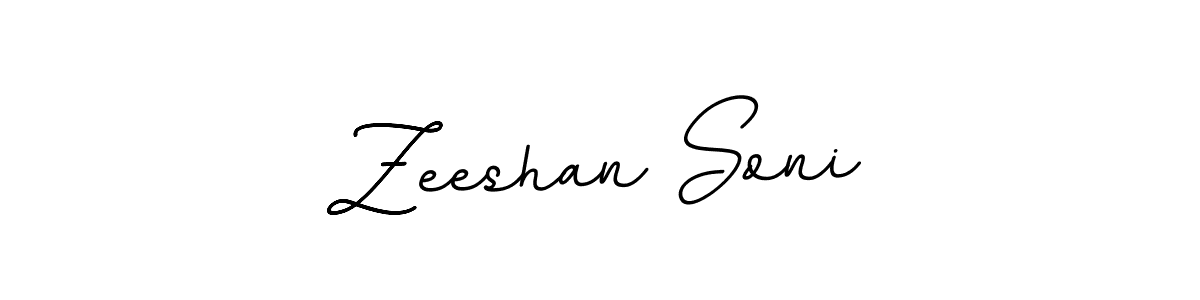 The best way (BallpointsItalic-DORy9) to make a short signature is to pick only two or three words in your name. The name Zeeshan Soni include a total of six letters. For converting this name. Zeeshan Soni signature style 11 images and pictures png