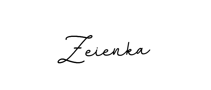 How to make Zeienka name signature. Use BallpointsItalic-DORy9 style for creating short signs online. This is the latest handwritten sign. Zeienka signature style 11 images and pictures png