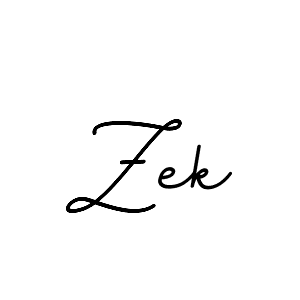 Design your own signature with our free online signature maker. With this signature software, you can create a handwritten (BallpointsItalic-DORy9) signature for name Zek. Zek signature style 11 images and pictures png