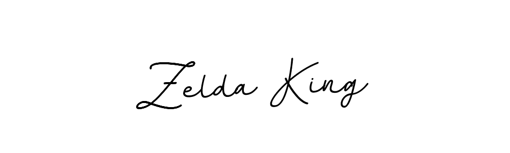 Similarly BallpointsItalic-DORy9 is the best handwritten signature design. Signature creator online .You can use it as an online autograph creator for name Zelda King. Zelda King signature style 11 images and pictures png