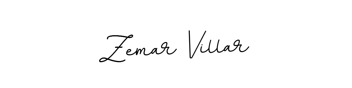 Make a beautiful signature design for name Zemar Villar. With this signature (BallpointsItalic-DORy9) style, you can create a handwritten signature for free. Zemar Villar signature style 11 images and pictures png