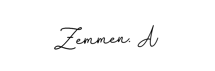 How to Draw Zemmen. A signature style? BallpointsItalic-DORy9 is a latest design signature styles for name Zemmen. A. Zemmen. A signature style 11 images and pictures png