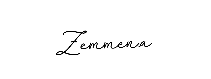 Use a signature maker to create a handwritten signature online. With this signature software, you can design (BallpointsItalic-DORy9) your own signature for name Zemmen.a. Zemmen.a signature style 11 images and pictures png
