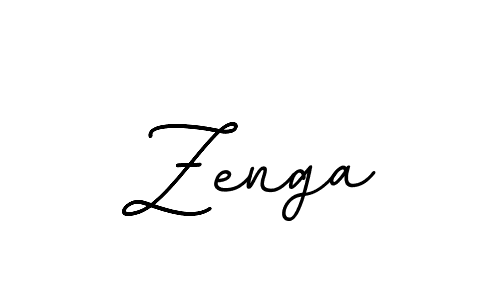 Design your own signature with our free online signature maker. With this signature software, you can create a handwritten (BallpointsItalic-DORy9) signature for name Zenga. Zenga signature style 11 images and pictures png