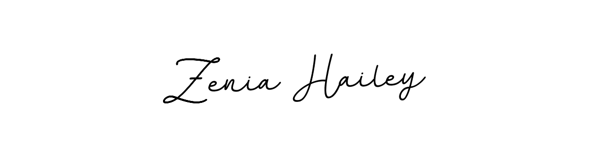 Design your own signature with our free online signature maker. With this signature software, you can create a handwritten (BallpointsItalic-DORy9) signature for name Zenia Hailey. Zenia Hailey signature style 11 images and pictures png