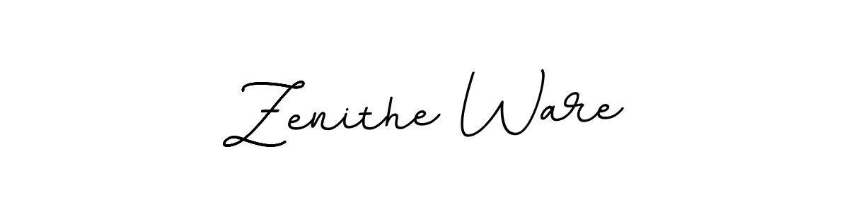 Design your own signature with our free online signature maker. With this signature software, you can create a handwritten (BallpointsItalic-DORy9) signature for name Zenithe Ware. Zenithe Ware signature style 11 images and pictures png