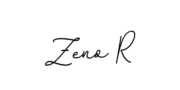 How to make Zeno R name signature. Use BallpointsItalic-DORy9 style for creating short signs online. This is the latest handwritten sign. Zeno R signature style 11 images and pictures png