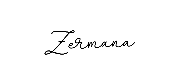 How to make Zermana signature? BallpointsItalic-DORy9 is a professional autograph style. Create handwritten signature for Zermana name. Zermana signature style 11 images and pictures png