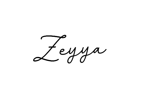 How to make Zeyya name signature. Use BallpointsItalic-DORy9 style for creating short signs online. This is the latest handwritten sign. Zeyya signature style 11 images and pictures png