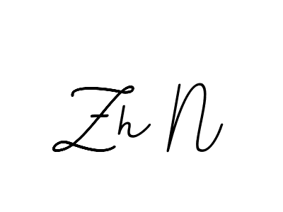 Use a signature maker to create a handwritten signature online. With this signature software, you can design (BallpointsItalic-DORy9) your own signature for name Zh N. Zh N signature style 11 images and pictures png