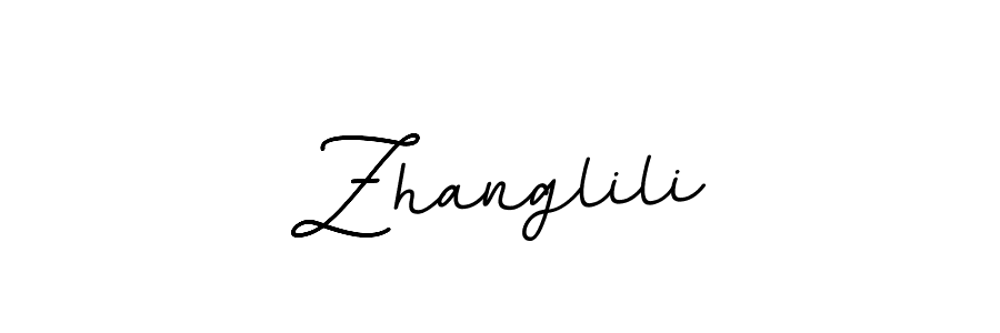 You should practise on your own different ways (BallpointsItalic-DORy9) to write your name (Zhanglili) in signature. don't let someone else do it for you. Zhanglili signature style 11 images and pictures png