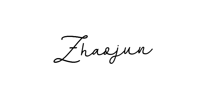 You should practise on your own different ways (BallpointsItalic-DORy9) to write your name (Zhaojun) in signature. don't let someone else do it for you. Zhaojun signature style 11 images and pictures png
