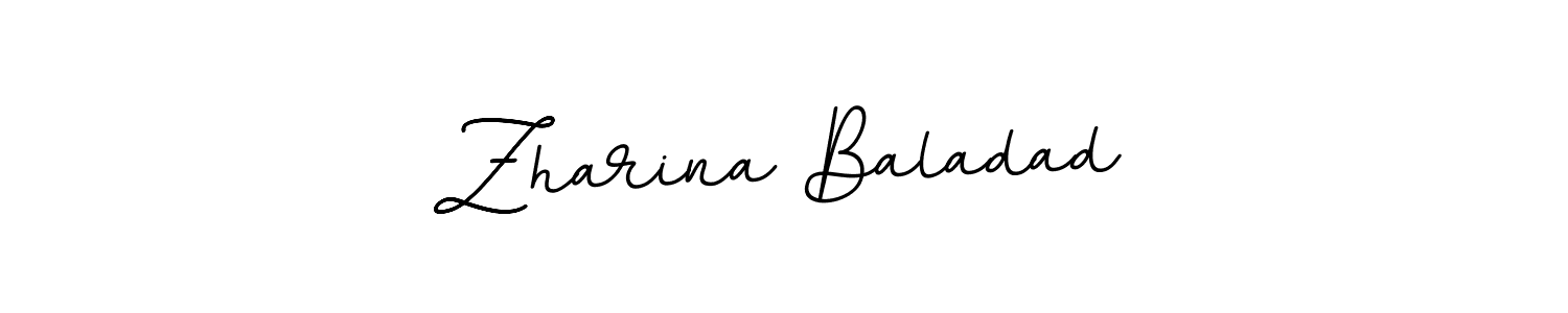 It looks lik you need a new signature style for name Zharina Baladad. Design unique handwritten (BallpointsItalic-DORy9) signature with our free signature maker in just a few clicks. Zharina Baladad signature style 11 images and pictures png