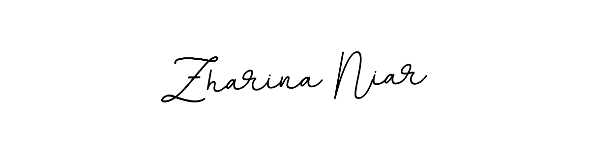 How to make Zharina Niar signature? BallpointsItalic-DORy9 is a professional autograph style. Create handwritten signature for Zharina Niar name. Zharina Niar signature style 11 images and pictures png