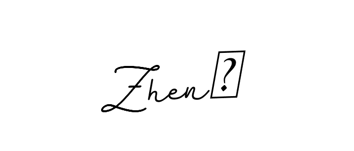 Similarly BallpointsItalic-DORy9 is the best handwritten signature design. Signature creator online .You can use it as an online autograph creator for name Zhen林. Zhen林 signature style 11 images and pictures png