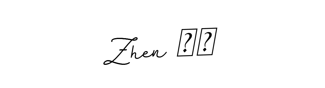 It looks lik you need a new signature style for name Zhen ❤️. Design unique handwritten (BallpointsItalic-DORy9) signature with our free signature maker in just a few clicks. Zhen ❤️ signature style 11 images and pictures png