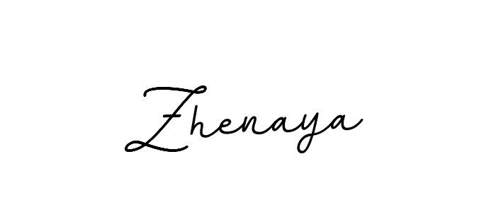 Design your own signature with our free online signature maker. With this signature software, you can create a handwritten (BallpointsItalic-DORy9) signature for name Zhenaya. Zhenaya signature style 11 images and pictures png