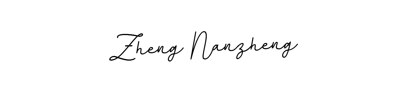 How to make Zheng Nanzheng name signature. Use BallpointsItalic-DORy9 style for creating short signs online. This is the latest handwritten sign. Zheng Nanzheng signature style 11 images and pictures png