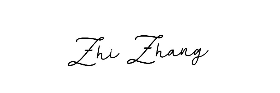 How to make Zhi Zhang name signature. Use BallpointsItalic-DORy9 style for creating short signs online. This is the latest handwritten sign. Zhi Zhang signature style 11 images and pictures png