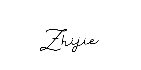 The best way (BallpointsItalic-DORy9) to make a short signature is to pick only two or three words in your name. The name Zhijie include a total of six letters. For converting this name. Zhijie signature style 11 images and pictures png