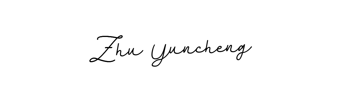 BallpointsItalic-DORy9 is a professional signature style that is perfect for those who want to add a touch of class to their signature. It is also a great choice for those who want to make their signature more unique. Get Zhu Yuncheng name to fancy signature for free. Zhu Yuncheng signature style 11 images and pictures png