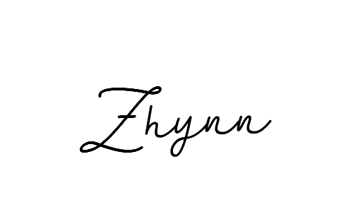 How to make Zhynn name signature. Use BallpointsItalic-DORy9 style for creating short signs online. This is the latest handwritten sign. Zhynn signature style 11 images and pictures png