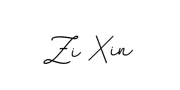 You should practise on your own different ways (BallpointsItalic-DORy9) to write your name (Zi Xin) in signature. don't let someone else do it for you. Zi Xin signature style 11 images and pictures png