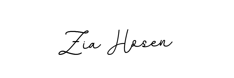 Make a beautiful signature design for name Zia Hosen. With this signature (BallpointsItalic-DORy9) style, you can create a handwritten signature for free. Zia Hosen signature style 11 images and pictures png