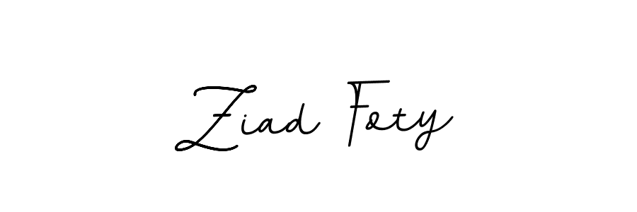 This is the best signature style for the Ziad Foty name. Also you like these signature font (BallpointsItalic-DORy9). Mix name signature. Ziad Foty signature style 11 images and pictures png