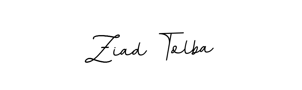 Design your own signature with our free online signature maker. With this signature software, you can create a handwritten (BallpointsItalic-DORy9) signature for name Ziad Tolba. Ziad Tolba signature style 11 images and pictures png