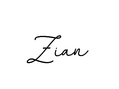 How to make Zian name signature. Use BallpointsItalic-DORy9 style for creating short signs online. This is the latest handwritten sign. Zian signature style 11 images and pictures png