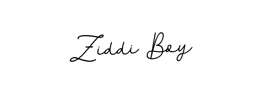 Design your own signature with our free online signature maker. With this signature software, you can create a handwritten (BallpointsItalic-DORy9) signature for name Ziddi Boy. Ziddi Boy signature style 11 images and pictures png
