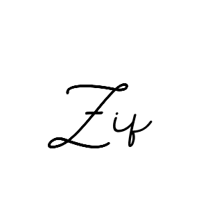 Make a beautiful signature design for name Zif. With this signature (BallpointsItalic-DORy9) style, you can create a handwritten signature for free. Zif signature style 11 images and pictures png