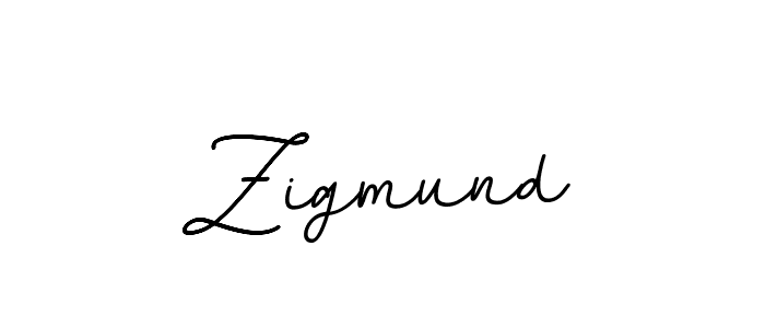 How to make Zigmund name signature. Use BallpointsItalic-DORy9 style for creating short signs online. This is the latest handwritten sign. Zigmund signature style 11 images and pictures png