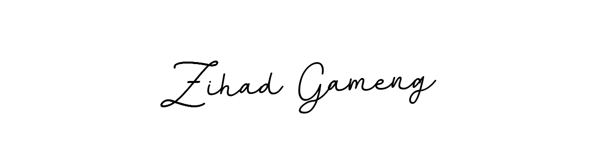 Similarly BallpointsItalic-DORy9 is the best handwritten signature design. Signature creator online .You can use it as an online autograph creator for name Zihad Gameng. Zihad Gameng signature style 11 images and pictures png