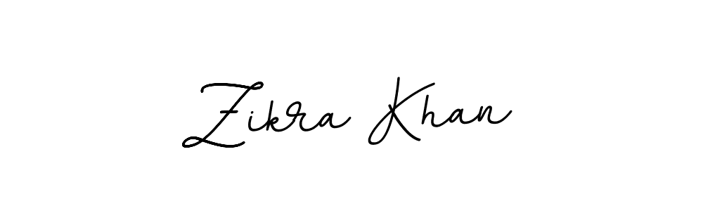 It looks lik you need a new signature style for name Zikra Khan. Design unique handwritten (BallpointsItalic-DORy9) signature with our free signature maker in just a few clicks. Zikra Khan signature style 11 images and pictures png