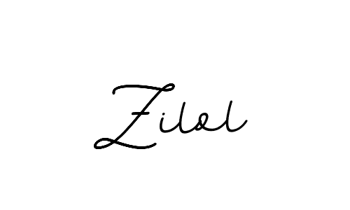 How to make Zilol name signature. Use BallpointsItalic-DORy9 style for creating short signs online. This is the latest handwritten sign. Zilol signature style 11 images and pictures png