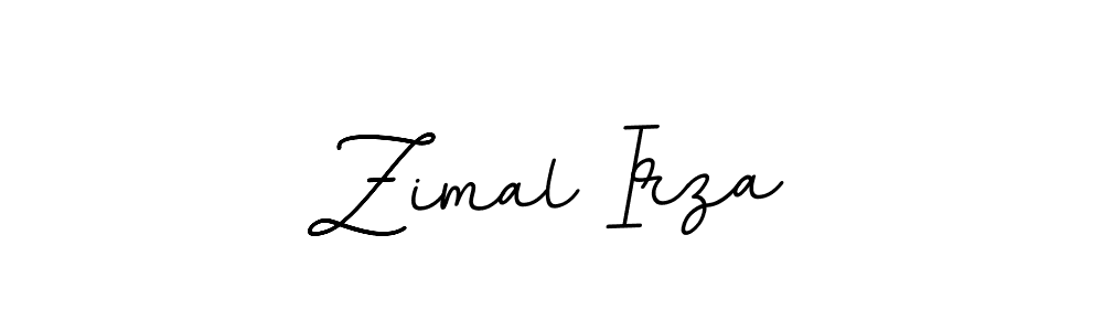 Design your own signature with our free online signature maker. With this signature software, you can create a handwritten (BallpointsItalic-DORy9) signature for name Zimal Irza. Zimal Irza signature style 11 images and pictures png